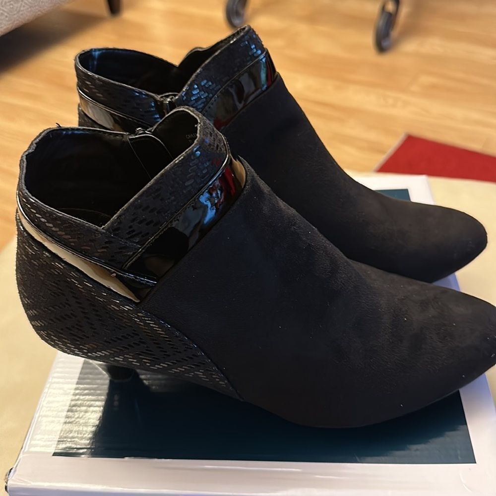 Black Suede booties